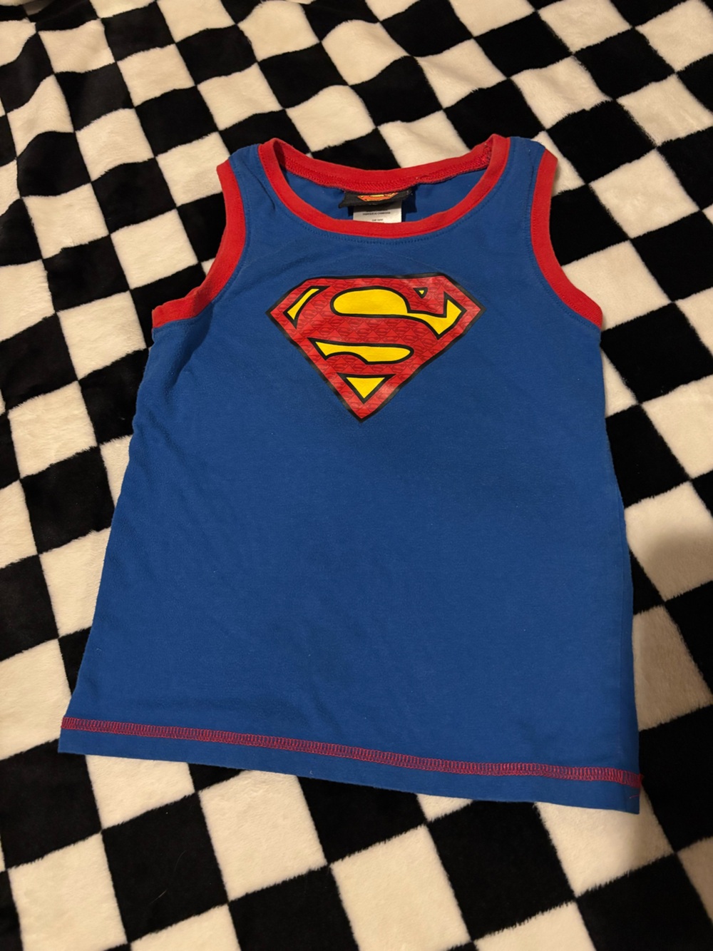 Size 6 superman tank top
